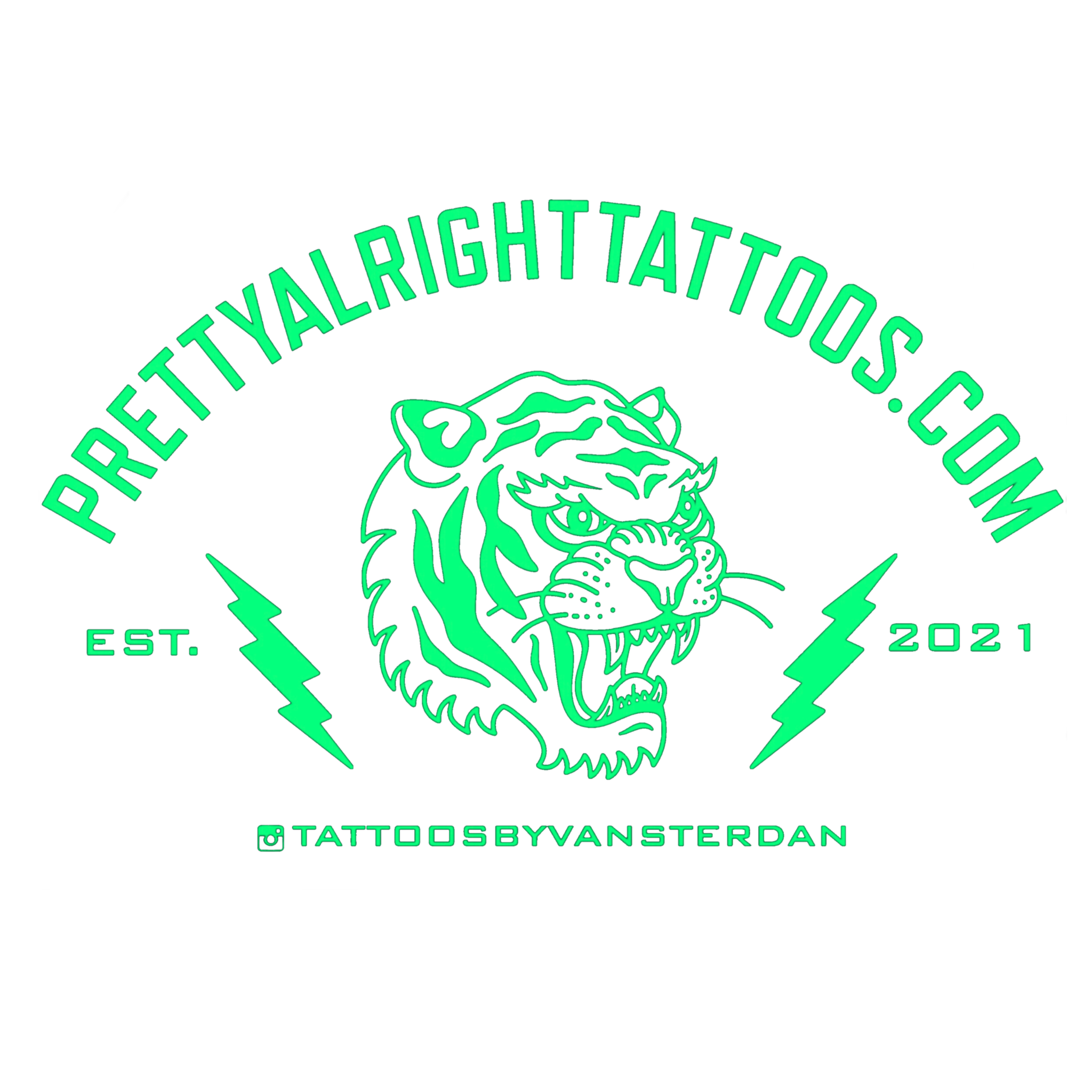 Logo for Pretty Alright Tattoos